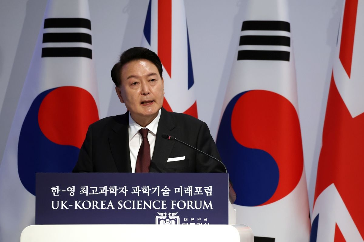 "대한민국 정부는 과학기술 협력 파트너로서 영국과의 공고한 연대를 제안하고, 희망하고 있어"